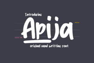 Apija: A Friendly Display Font for Creative Makers