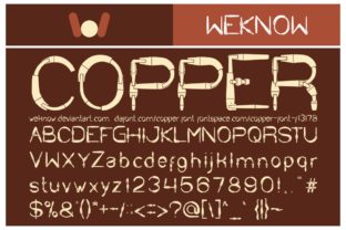 Copper: A Futuristic Font for Web Design