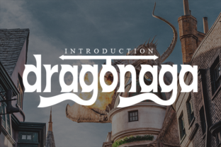 Dragonaga: A Bold Display Font