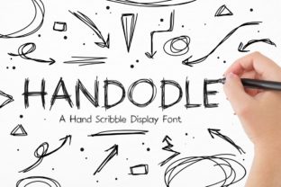 Handodle: A Bold Display Font for Web Design