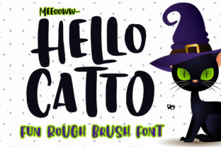 Hello Catto: A Friendly Display Font