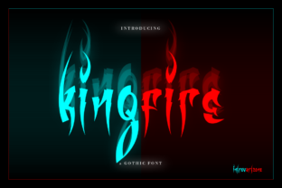 Kingfire: A Bold Display Font for Creative Projects