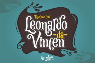 Leonardo Da Vincen Font for Editorial Design