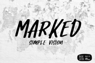 Marked: A Bold Display Font for Creative Projects