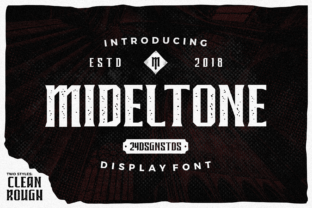 Mideltone: A Bold Font for Creative Projects