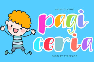 Pagi Ceria: A Bold Display Font