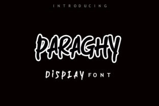 Paraghy: A Playful Display Font