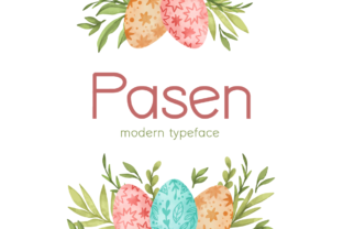 Pasen: A Whimsical Display Font