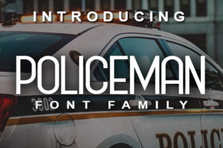 Policeman Font: A Friendly Display Type