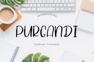 Purgandi: A Fun Display Font