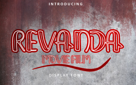 Revanda: A Fun Display Font for Creative Projects