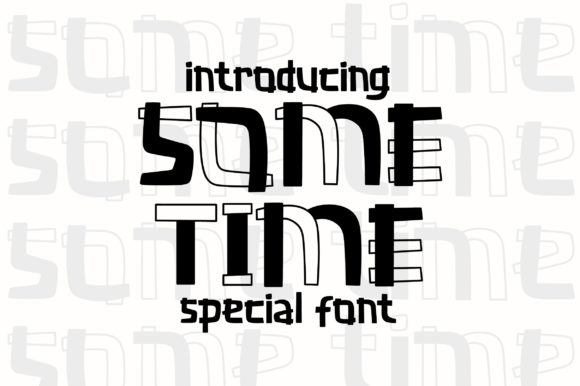 Some Time: A Fun Display Font for Web Design