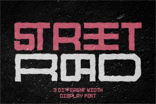 Street Road: A Stylish Display Font