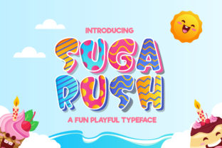 Suga Rush Font for Creative Makers