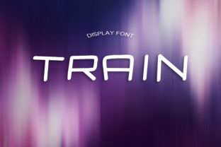 Train: A Futuristic Display Font