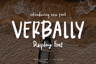 Verbally: A Creative Display Font