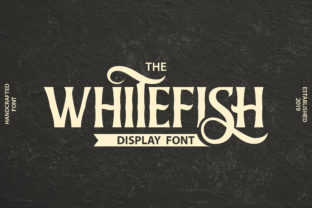 Whitefish: A Vintage Display Font