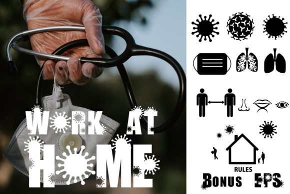 Work at Home Font for Business